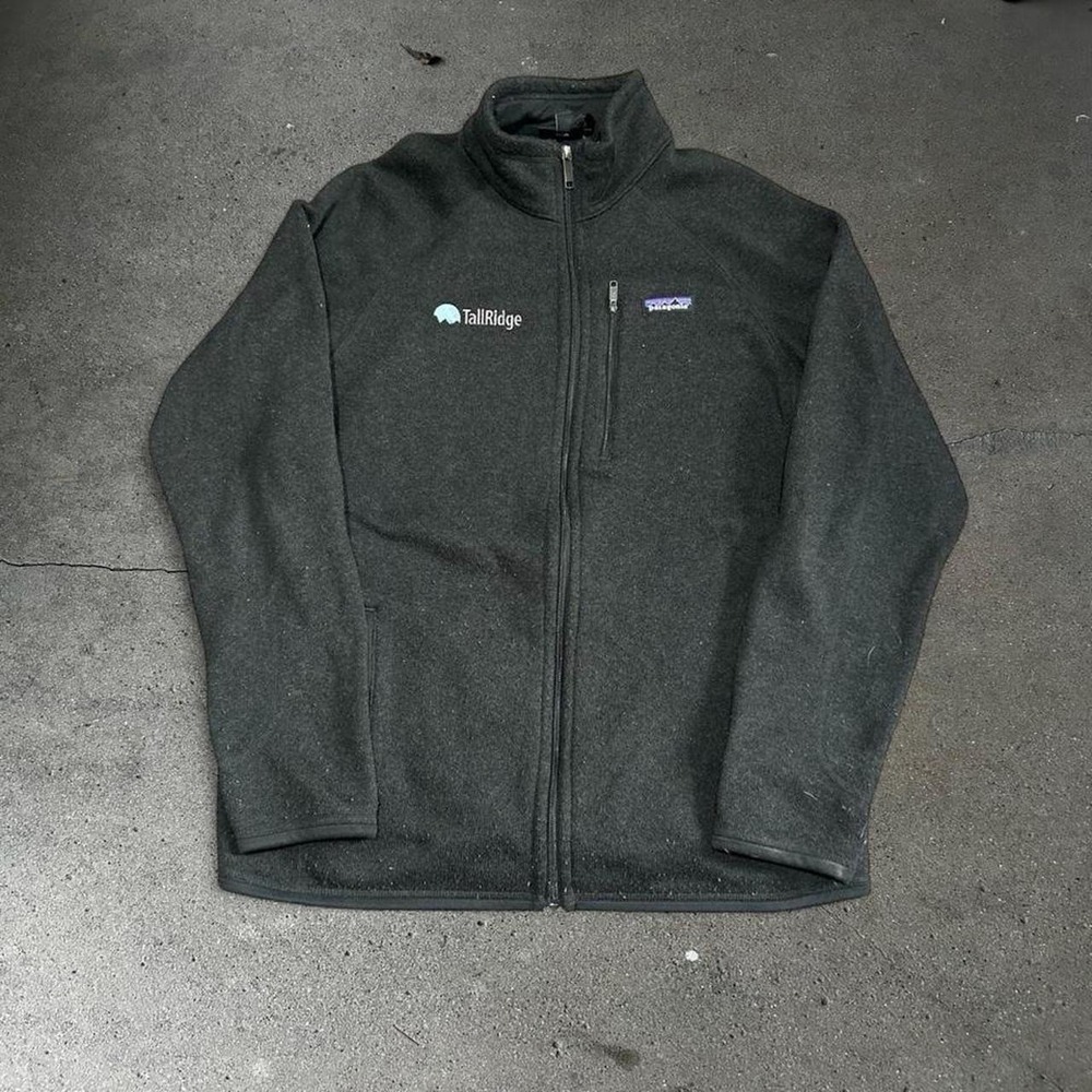 Men's Patagonia black full zip better sweater Size L